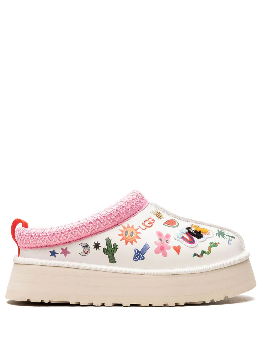 UGG - TAZZ SLIPPER POP SKETCH WHITE