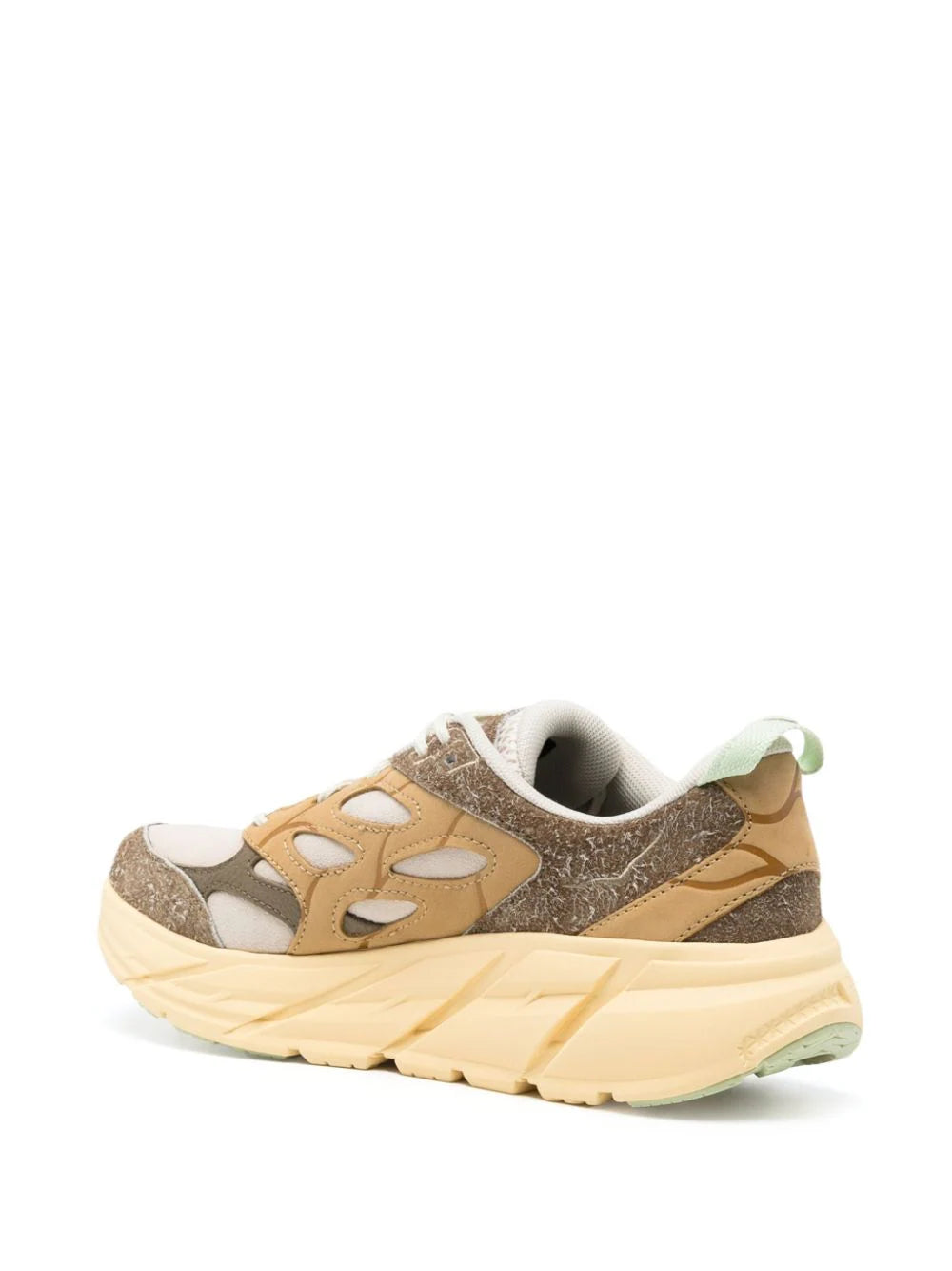 HOKA - ONE ONE CLIFTON L SUEDE ELITE TERRAIN SYSTEM - OAT MILK POLLEN