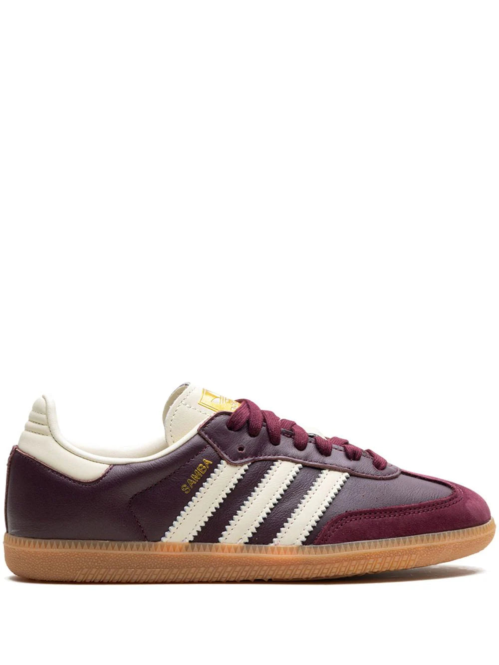 ADIDAS SAMBA - MAROON CREWHT GOLD