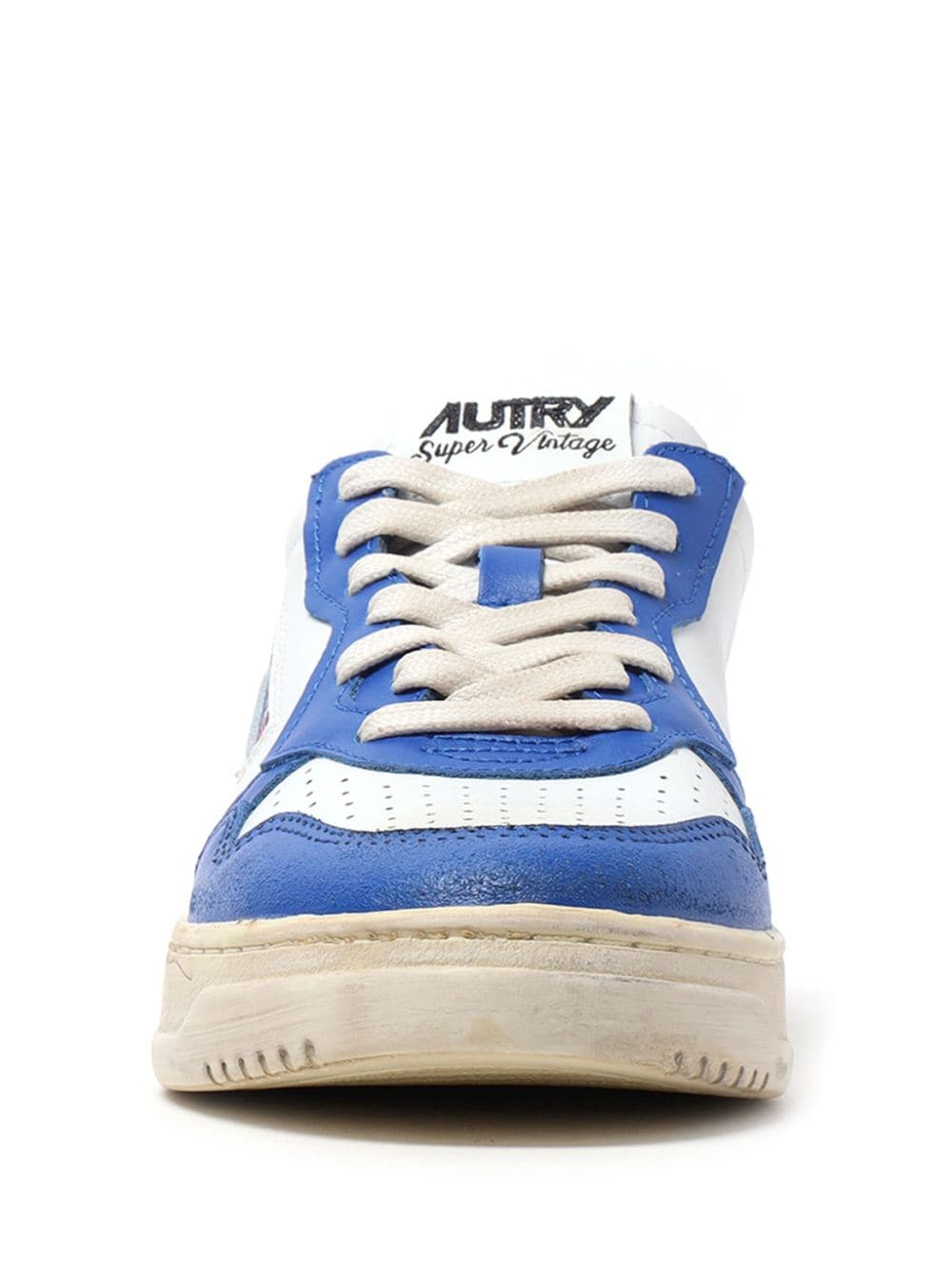 AUTRY - MEDALIST LEATHER SUEDE LOW VINTAGE BLUE/WHITE/BLACK
