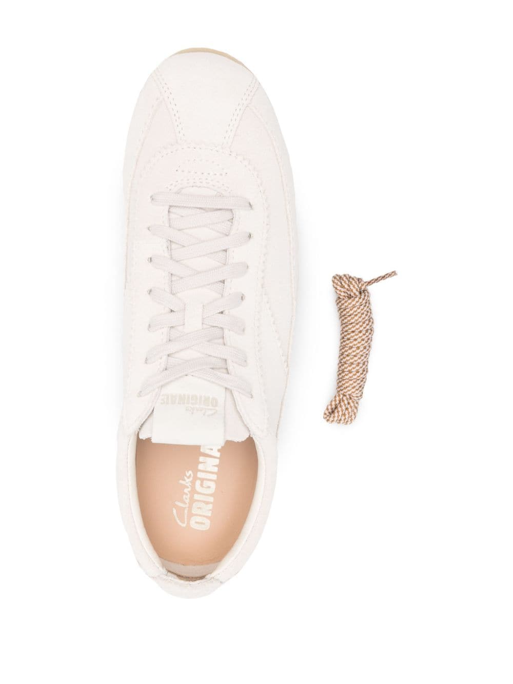 CLARKS - WALLABEE TOR WHITE