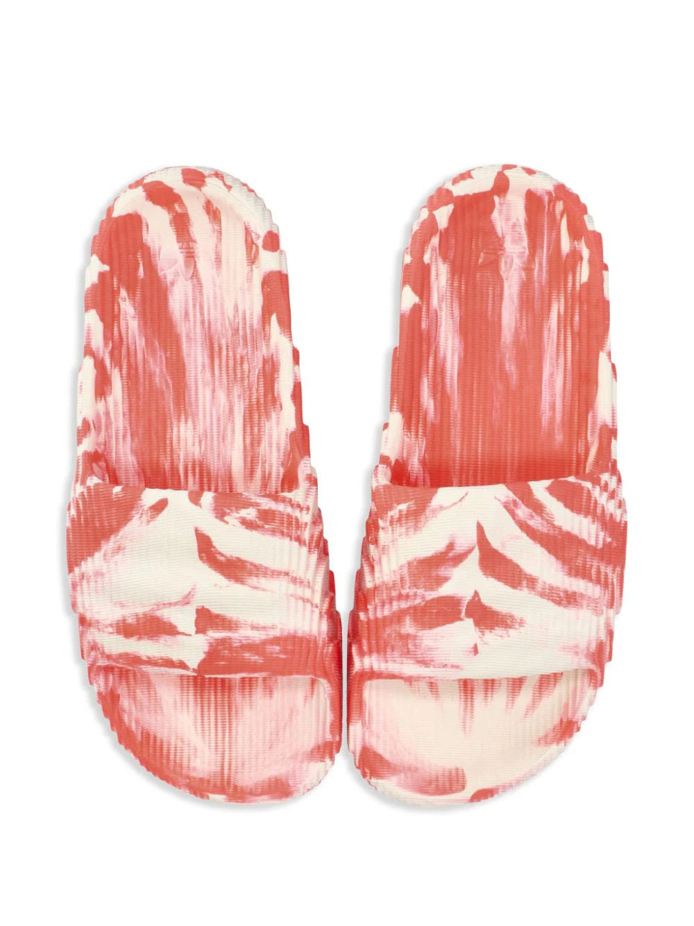 ADIDAS - ADILETTE 22 SLIDES IVORY SOLAR RED