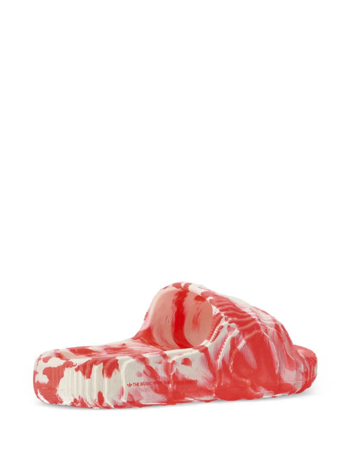 ADIDAS - ADILETTE 22 SLIDES IVORY SOLAR RED