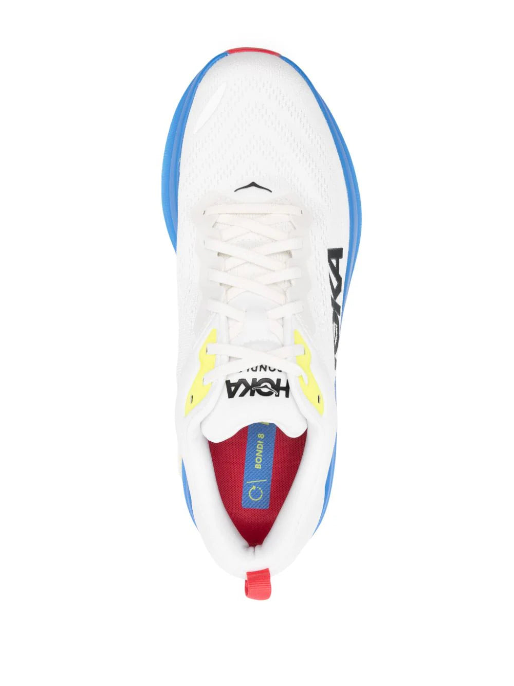 HOKA - ONE ONE BONDI 8 BLANC DE BLANC VIRTUAL BLUE