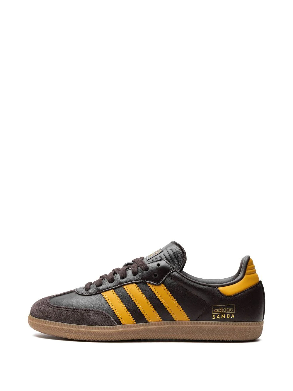 ADIDAS SAMBA - DARK BROWN YELLOW
