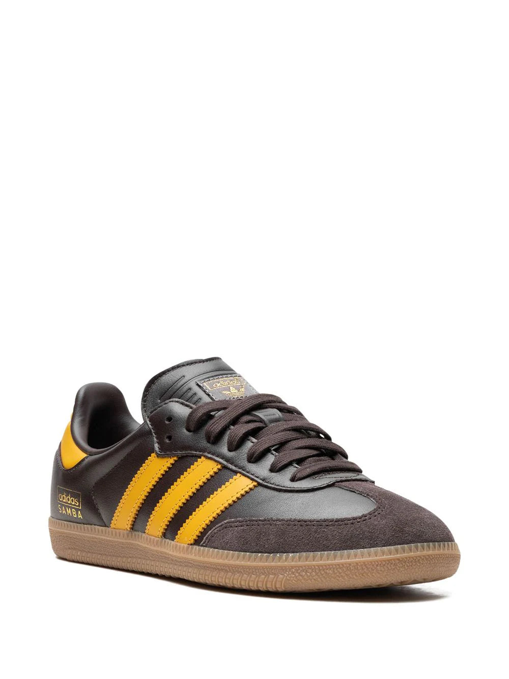 ADIDAS SAMBA - DARK BROWN YELLOW