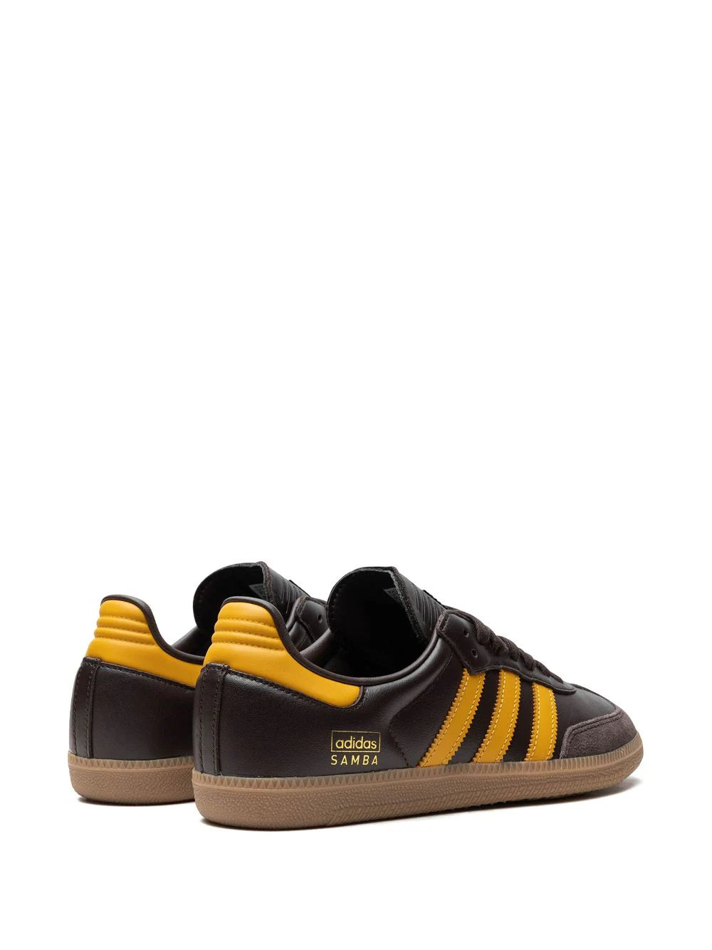 ADIDAS SAMBA - DARK BROWN YELLOW