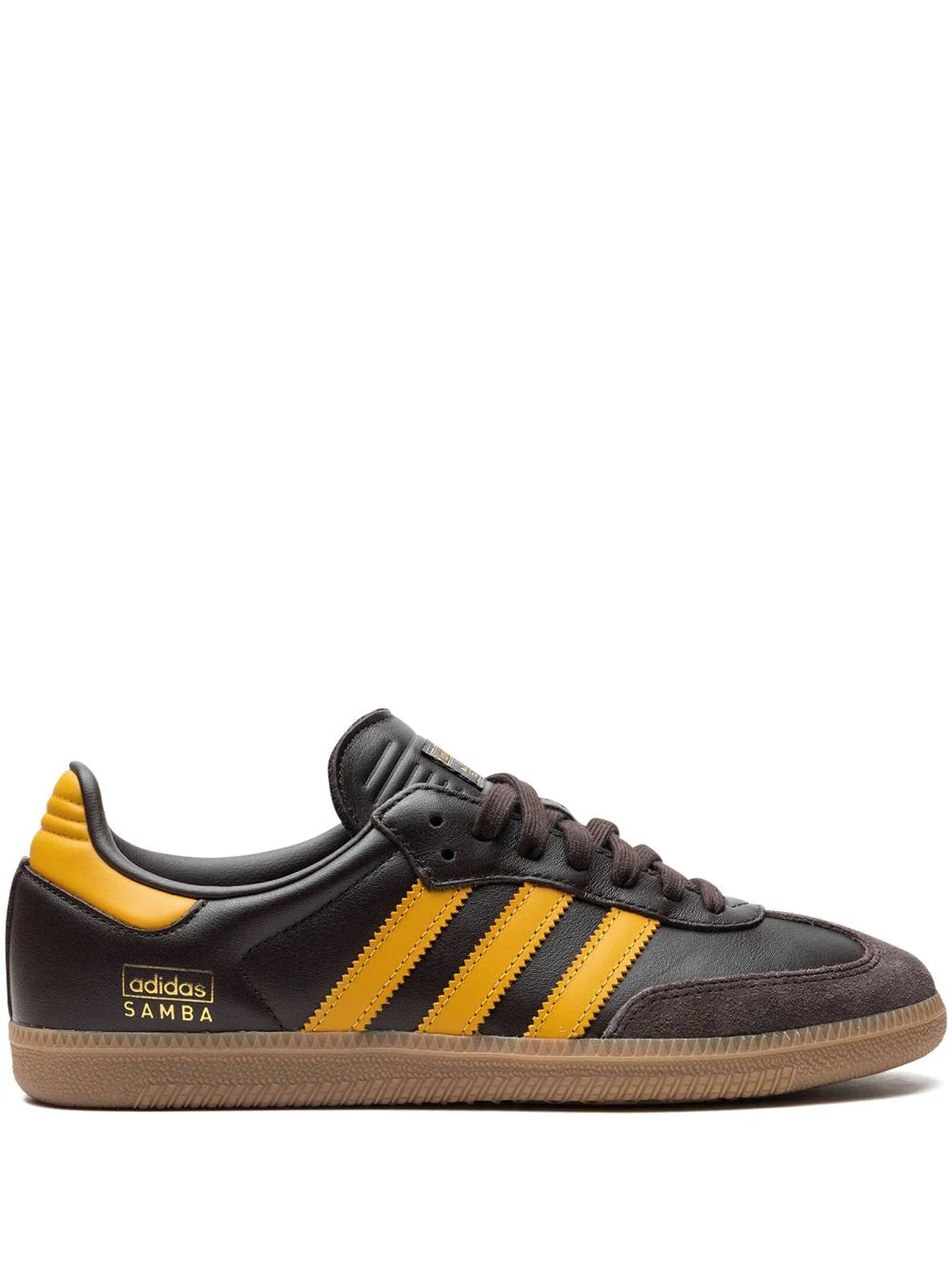 ADIDAS SAMBA - DARK BROWN YELLOW