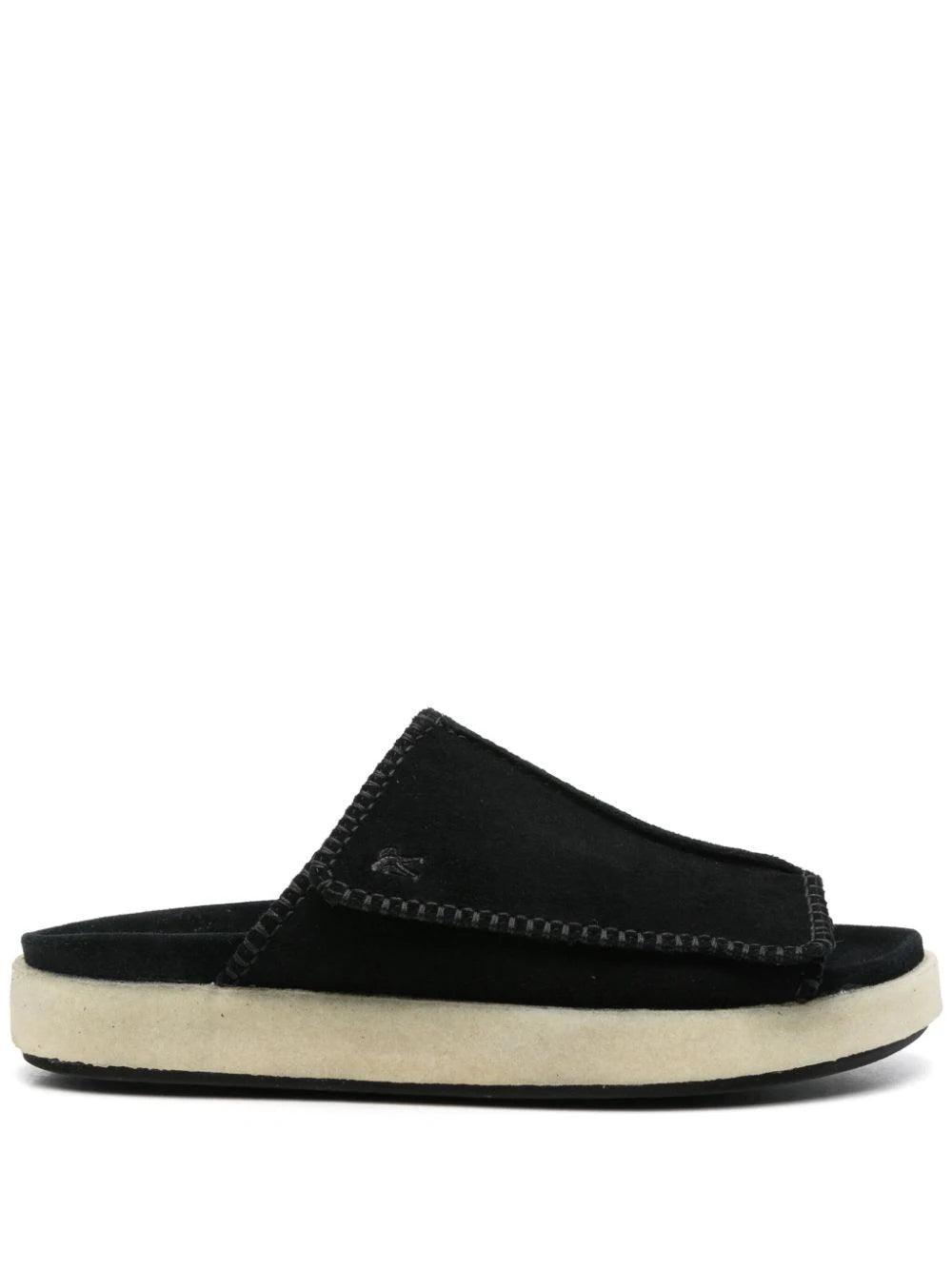 CLARKS - OVERLEIGH SLIDE SUEDE BLACK