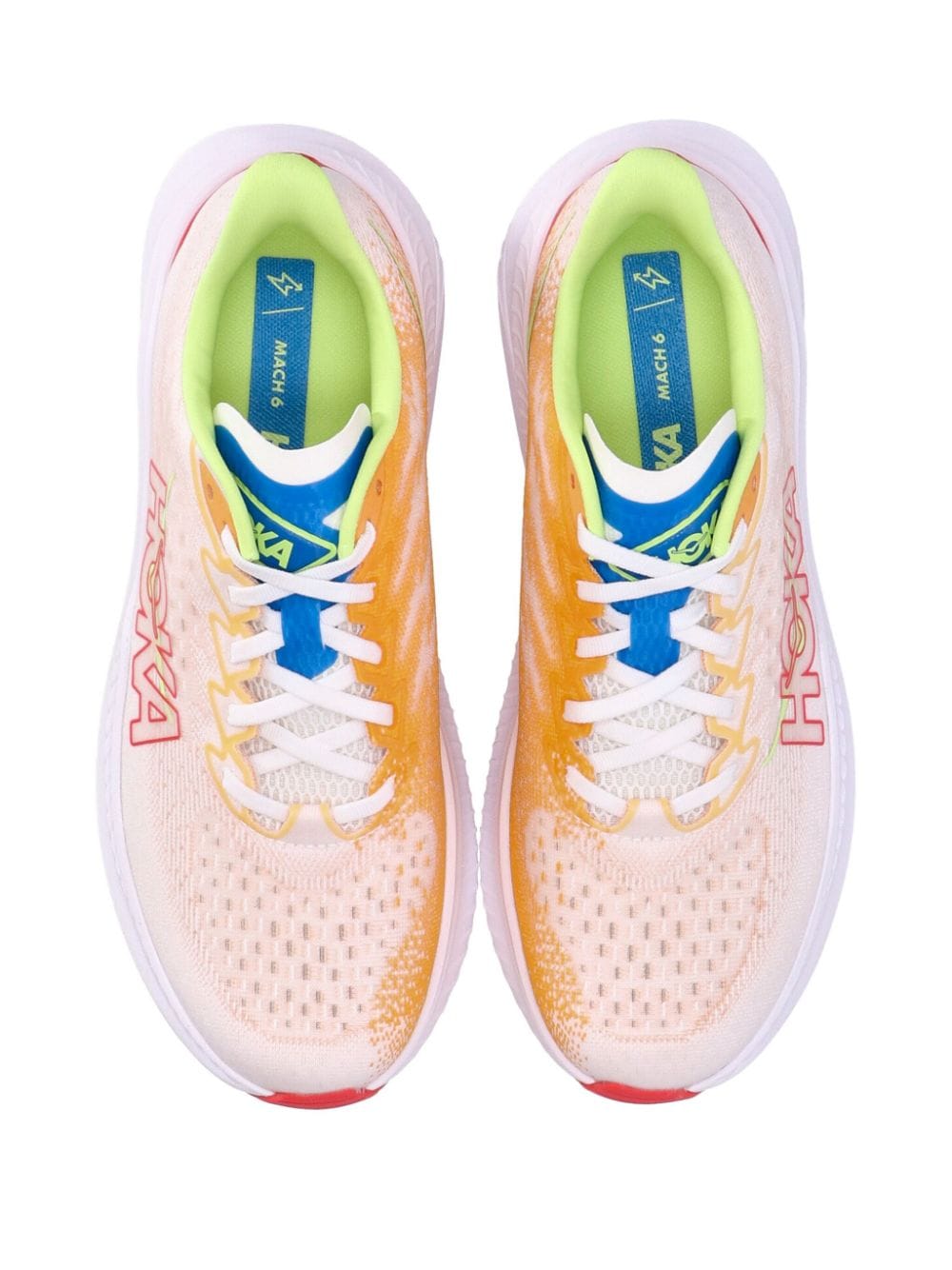 HOKA - ONE ONE MACH 6 WHITHE SOLAR FLARE