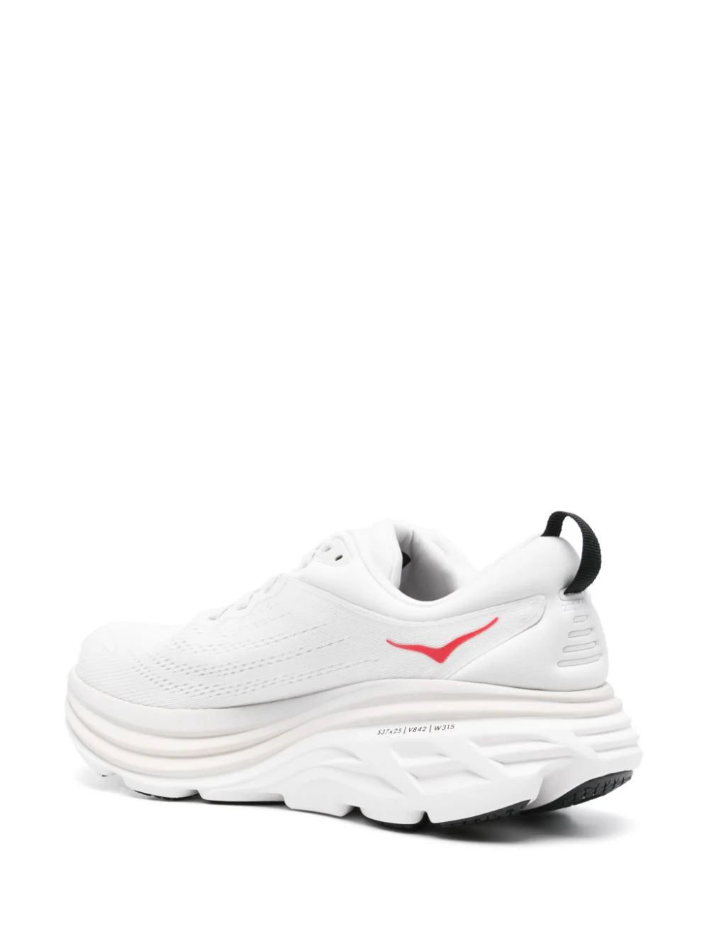 HOKA - ONE ONE BONDI 8 WHITE VERMILLON