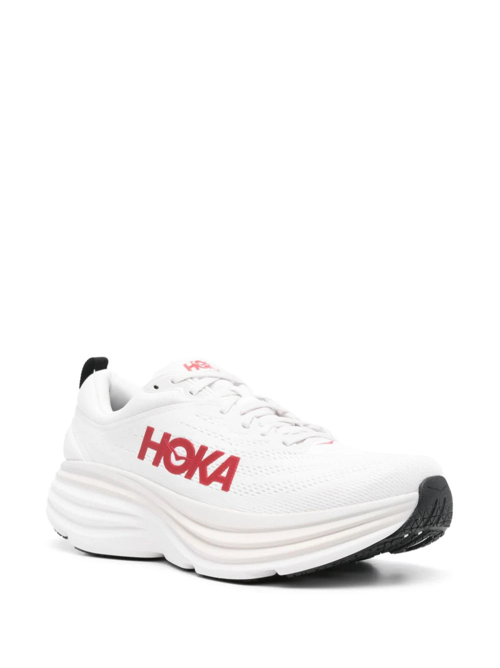 HOKA - ONE ONE BONDI 8 WHITE VERMILLON
