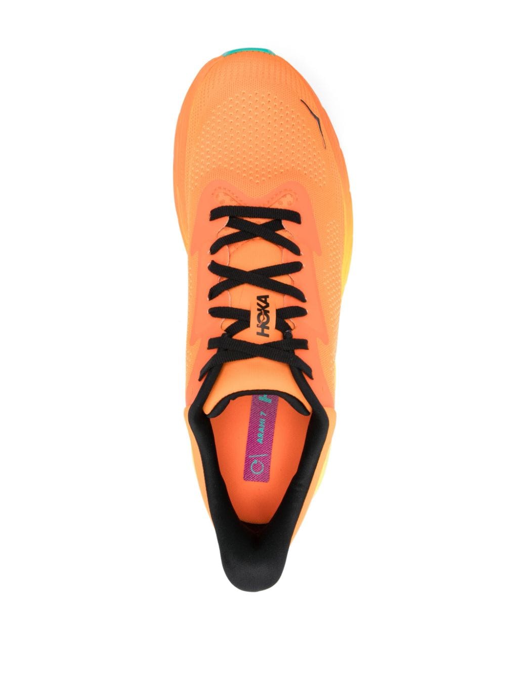 HOKA - ONE ONE ARAHI 7 ELECTRIC TANGERINE BLACK