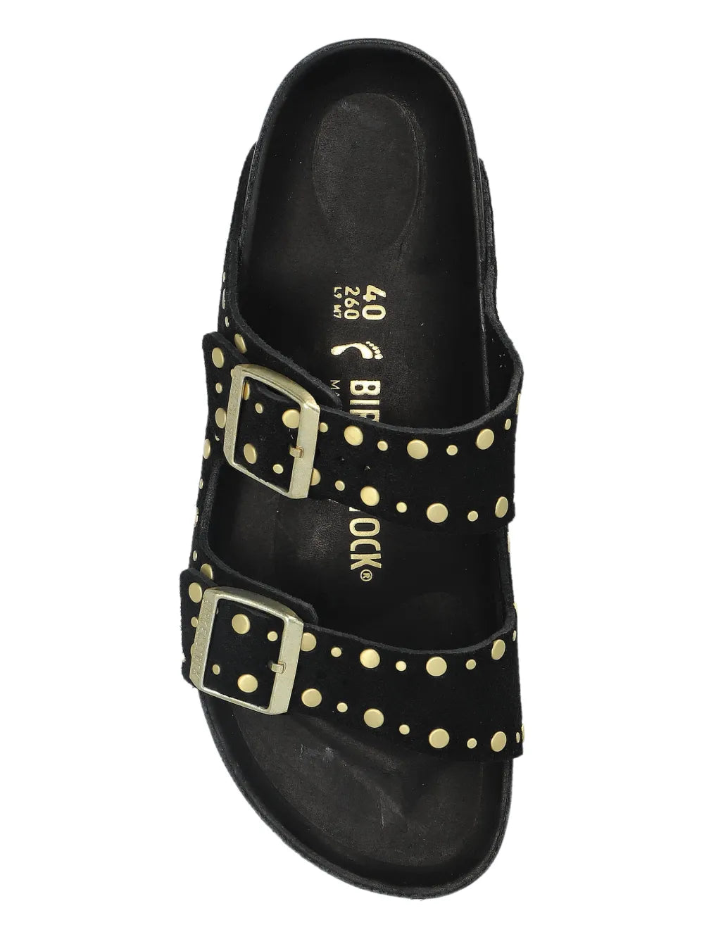 BIRKENSTOCK - ARIZONA RIVET SUÈDE BLACK