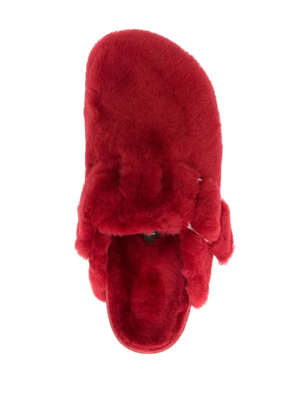 BIRKENSTOCK - BOSTON 1774 SHEARLING FOURRURE RED