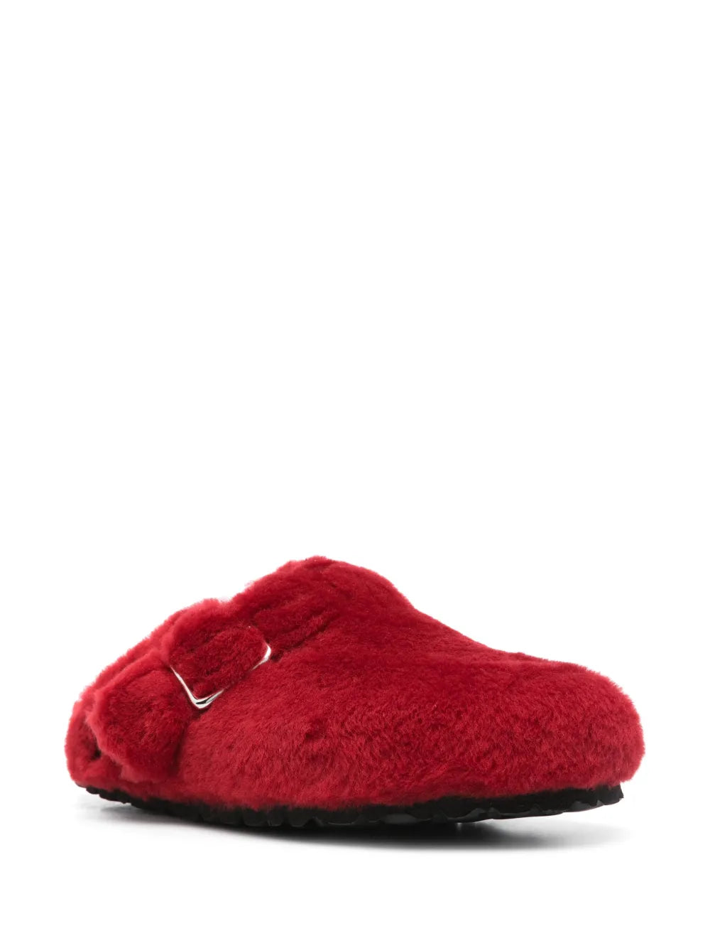 BIRKENSTOCK - BOSTON 1774 SHEARLING FOURRURE RED