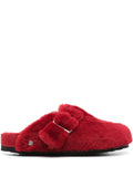 BIRKENSTOCK - BOSTON 1774 SHEARLING FOURRURE RED