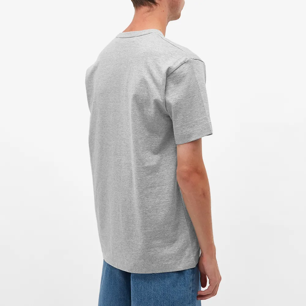 T-SHIRT COMME DES GARCONS PLAY - GRIS ( GOLD HEART )