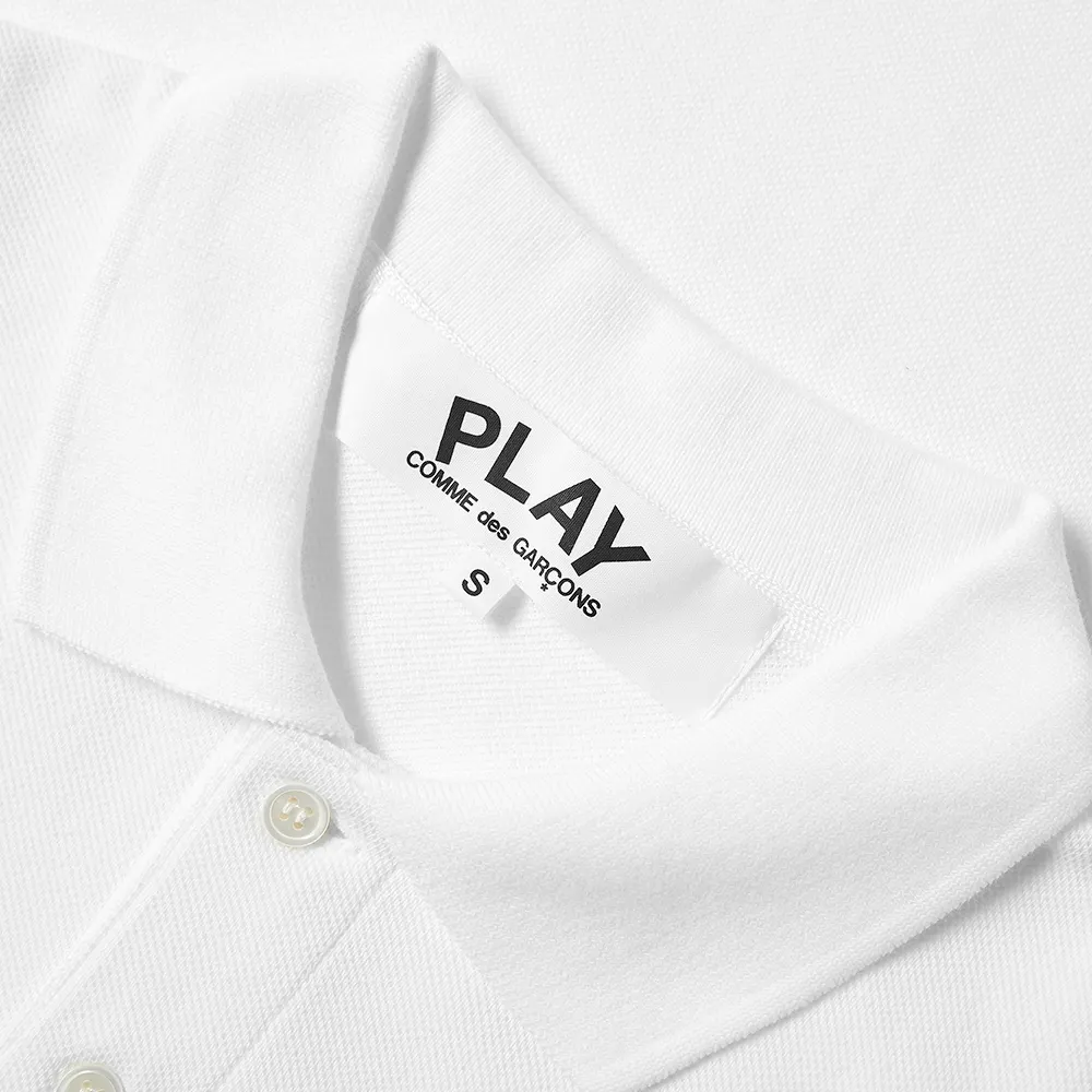POLO COMME DES GARCONS PLAY - BLANC ( RED HEART ) – Goddax Côte d