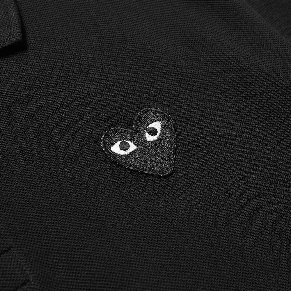 POLO COMME DES GARCONS PLAY - NOIR ( BLACK HEART )