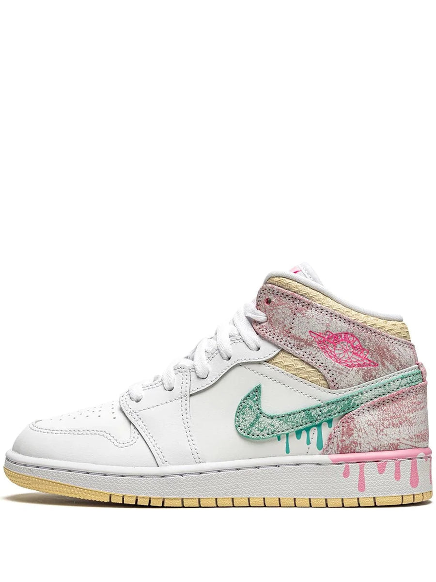 AIR JORDAN 1 PAINT DRIP MID SE ( GS ) Goddax Côte d'ivoire