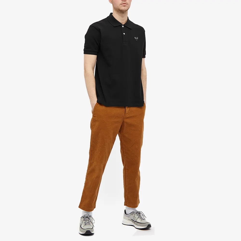 POLO COMME DES GARCONS PLAY - NOIR ( BLACK HEART )