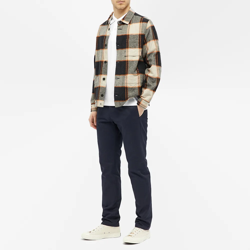 POLO COMME DES GARCONS PLAY - BLANC ( OVERLAPPING HEART )