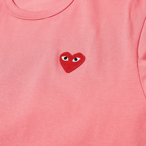 Comme des garçons play femme rose hotsell