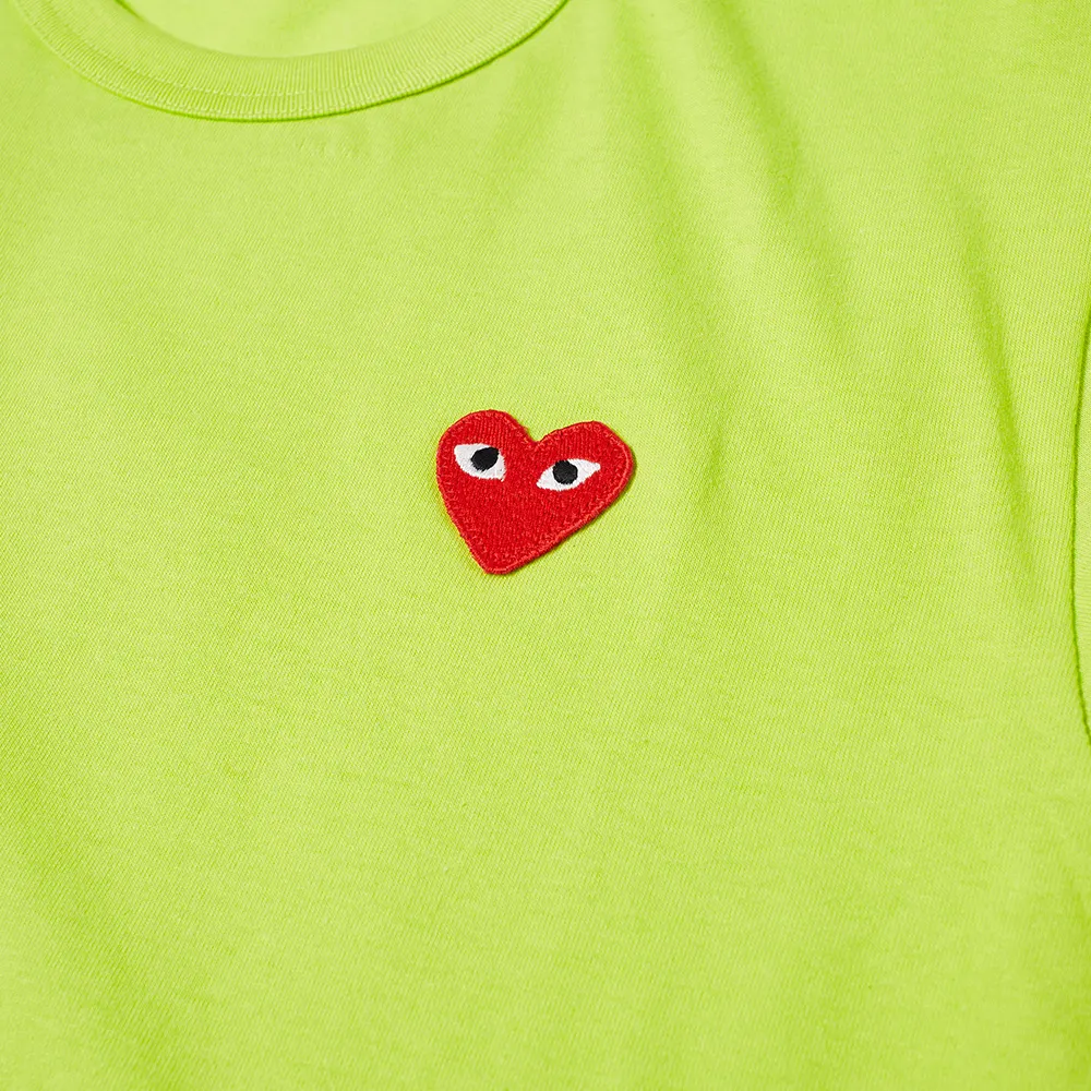 T-SHIRT COMME DES GARCONS PLAY - VERT ( RED HEART )